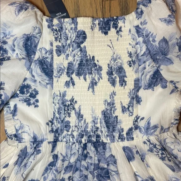 NWT Abercrombie Kids’ Emerson Puff Sleeve Floral Dress Size 11/12 - Picture 5 of 11